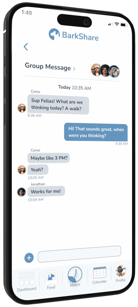 Group Message Feature BarkShare